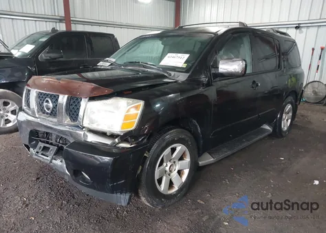 2004 Nissan Pathfinder Armada Le из США, поврежденный, VIN 5N1AA08A54N703094